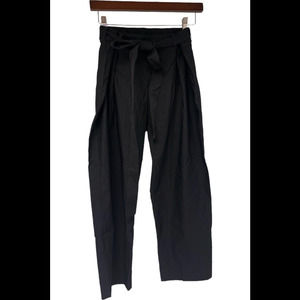 C Wonder by Christian Siriano Women's Tie Belt Pant Black - Petite